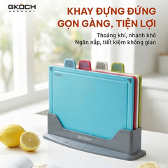 Bộ 4 thớt kèm đế, Model: JH-045. Nhãn hiệu Gkoch
