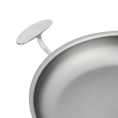 CHẢO NƯỚNG O846 OYATTON INOX KHÔNG DÍNH VI ĐIỂM 30CM