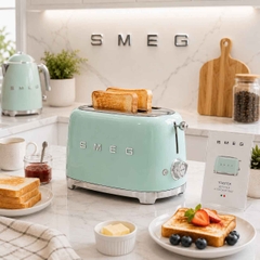 MÁY NƯỚNG BÁNH MỲ SMEG TSF01RDEU ĐỎ/XANH MINT/XANH NGỌC/XANH LÌ