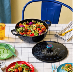 NỒI GANG LE CREUSET POKEMON 22CM ĐEN