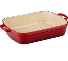KHAY NƯỚNG BỎ LÒ LE CREUSET ĐỎ 37 x 29CM