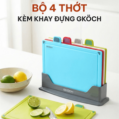 Bộ 4 thớt kèm đế, Model: JH-045. Nhãn hiệu Gkoch