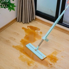 Cây lau nhà tự vắt chữ nhật Kaiyo, màu xanh mint