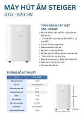 HÚT ẨM STEIGER STG-820DW 20L