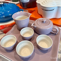 BỘ TRÀ KÈM KHAY STAUB MÀU TÍM