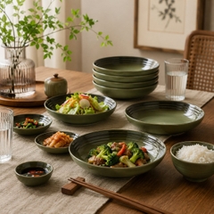 SET 4 ĐĨA SÂU LÒNG LE CREUSET THYME 22CM