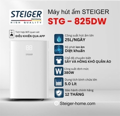 HÚT ẨM STEIGER STG-825DW 25L