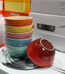 SET 6 BÁT TÔ LE CREUSET RAINBOW CẦU VỒNG 13CM 450ML . MADE IN THAILAND