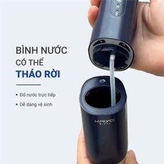 Máy tăm nước Extra Water tank 4 chế độ Kaiyo màu trắng / xanh