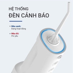 Máy tăm nước Extra Water tank 4 chế độ Kaiyo màu trắng / xanh