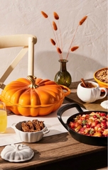 Nồi chảo bí ngô Le Creuset Marronnier 28cm màu cam vàng