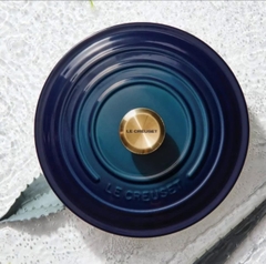 NỒI GANG SÂU LÒNG LE CREUSET MARMITE AGAVE 26CM XANH