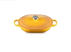 NỒI GANG OVAN LE CREUSET OBLONG NECTA 31CM VÀNG MÙ TẠT