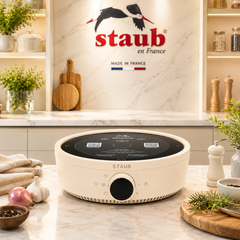 BẾP TỪ ĐƠN STAUB PINK BLOSSOM MÀU HỒNG TÍM / MÀU KEM