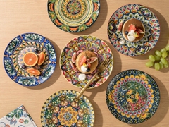 SET 6 ĐĨA PHẲNG HENTEN HOME 21CM