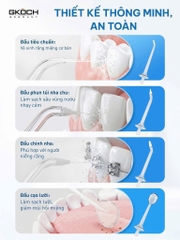 Tăm nước Gkoch V2 màu trắng, xanh