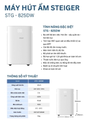 HÚT ẨM STEIGER STG-825DW 25L