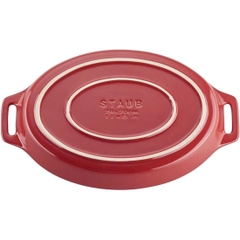 Set 3 khay ovan bỏ lò Staub sz 17-23-29cm màu đỏ