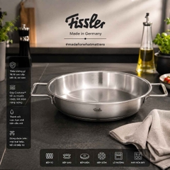 CHẢO INOX FISSLER PURE 24CM 2 TAY CẦM