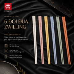 SET 6 ĐÔI ĐŨA ZWILLING PASTEL