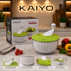 RỔ QUAY RAU KAIYO ĐỎ/XANH 5.5L