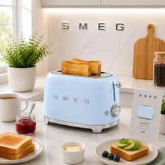 MÁY NƯỚNG BÁNH MỲ SMEG TSF01RDEU ĐỎ/XANH MINT/XANH NGỌC/XANH LÌ