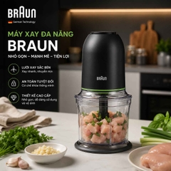 MÁY XAY THỰC PHẨM ĐA NĂNG BRAUN CH3011BK