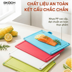 Bộ 4 thớt kèm đế, Model: JH-045. Nhãn hiệu Gkoch