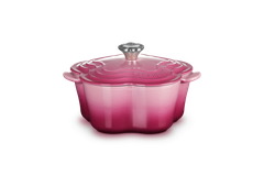 NỒI GANG LE CREUSET FLORAL HỒNG BERRY NẮP CÁNH HOA 20CM