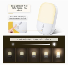 SET 2 ĐÈN NGỦ SURIGHT TRÒN