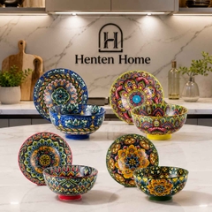SET 4 BÁT PHỞ HENTEN HOME 690ML 15CM