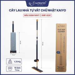 Cây lau nhà tự vắt chữ nhật Kaiyo, màu xanh navy