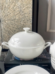 BỘ ĐỒ ĂN TRẮNG VÂN VUÔNG 50 MÓN