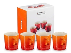 SET 4 CỐC LE CREUSET 350ML MÀU CAM