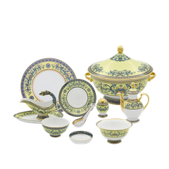 Bộ đồ ăn 6 người Âu-Á + thố 82 sản phẩm - Hoàng Cung - Hoàng Liên
