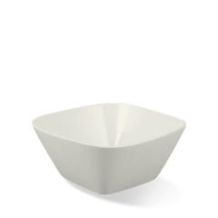 Tô vuông loe 23 cm vuông Lys Trắng Ngà