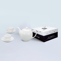Bộ trà 0.8 L - Camellia - Trắng