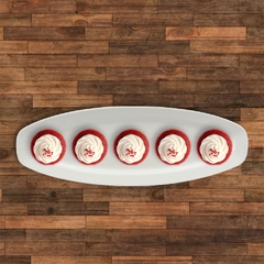 Dĩa oval 48cm - Misc Assortment Lys - Trắng Ngà