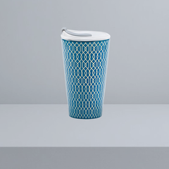 Ly sứ dưỡng sinh 0.48 L (K1) + nắp Dưỡng sinh Indigo (LTA)