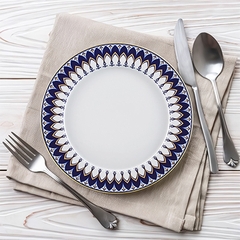 Dĩa tròn 26cm - Gastroline - Đồng Tâm Xanh Dương