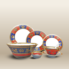 Bộ đồ ăn 6 người 30 sản phẩm - Tulip - Trống Đồng 2