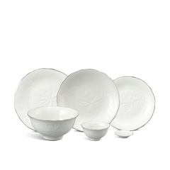 Bộ đồ ăn 22 sản phẩm - SEN IFP - Chỉ Bạch Kim