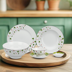 Bộ Đồ Ăn 36 Sản Phẩm - Jasmine - Hoa May Mắn