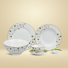 Bộ Đồ Ăn 36 Sản Phẩm - Jasmine - Hoa May Mắn