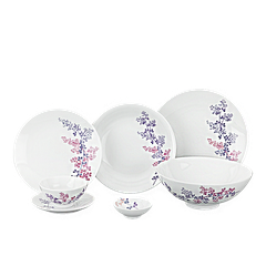 Bộ đồ ăn 36 sản phẩm - Daisy - Cỏ Tím