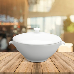 Thố 1.8 L + nắp - Daisy Ly's - Trắng Ngà
