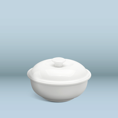 Thố 0.23 L + nắp Daisy Lys - Trắng Ngà