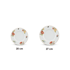 Dĩa tròn 20cm - Camellia - Cát Tường