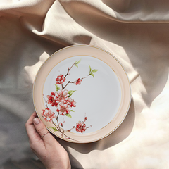 Dĩa sâu lòng 20cm - Camellia - Hoa Đào