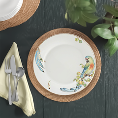 Dĩa tròn 28cm - Tulip ngà - Hoàng Yến